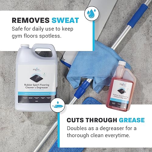 Clean Rubber Flooring Gym Mat Cleaning Solution Floor Scrubber