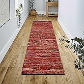 Ramanta Home Cotton Chindi Runner Rug - 2x6 ft Multi Color, Farmhouse Boho Runners for Living Room, Bedroom, Hallways, Patio, Kitchen | Soft Bohemian Floor Carpet for Home Decor - 24x36 Inches