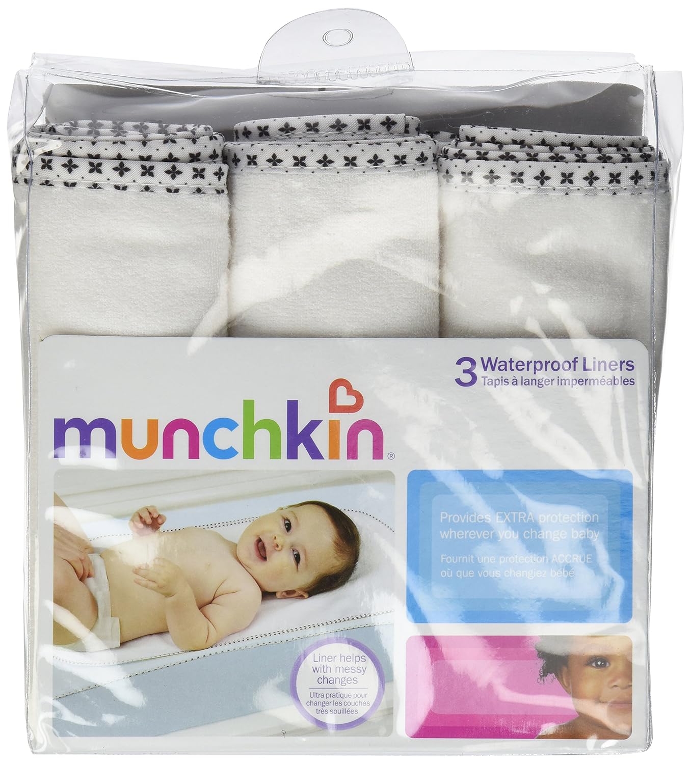 munchkin waterproof changing pad liners