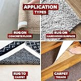 XFasten Double Sided Carpet Tape for Rugs - Residue Free 2" x 30 Yds - Wood Safe view 6