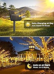 Minetom Solar String Lights Outdoor Waterproof- 40