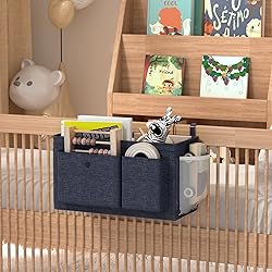 Edudif Bedside Caddy Bedside Organizer with Fixed
