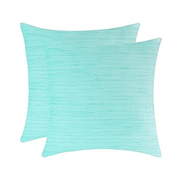 Amazon Com The White Petals Mint Green Pillow Cases For Sofa