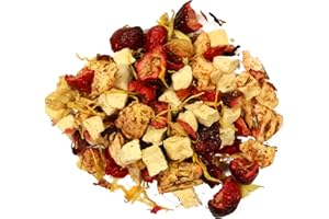 Nelson's Tea - Pineapple Melon Punch - Rooibos Loose Leaf Tea - Apple, pineapple, green rooibos, cranberry, hibiscus, marigold, and safflower - 1.1 oz.