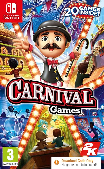 2K Carnival Games Code in Box Nintendo Switch (Digital Code in Box)