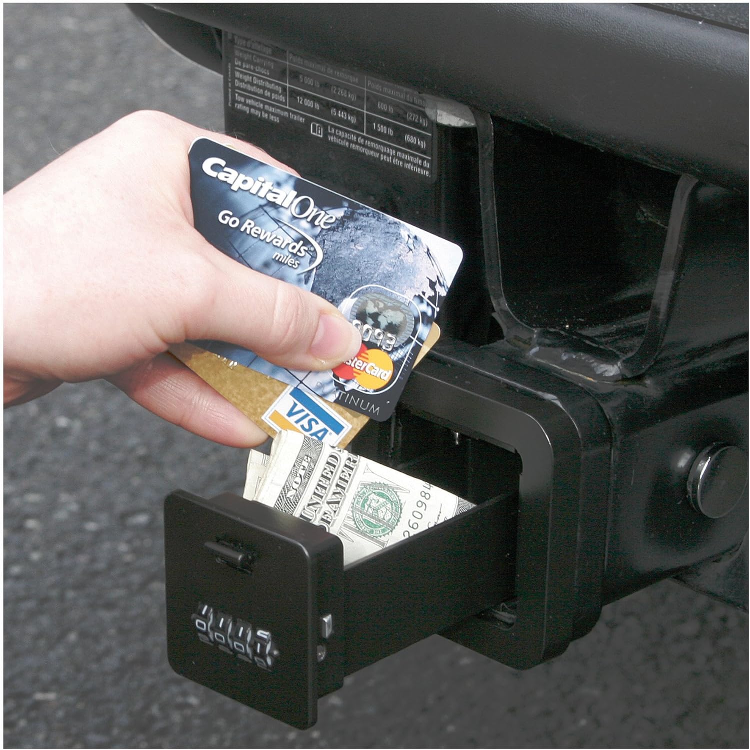 HitchSafe HS7000T Key Vault, Black: Automotive