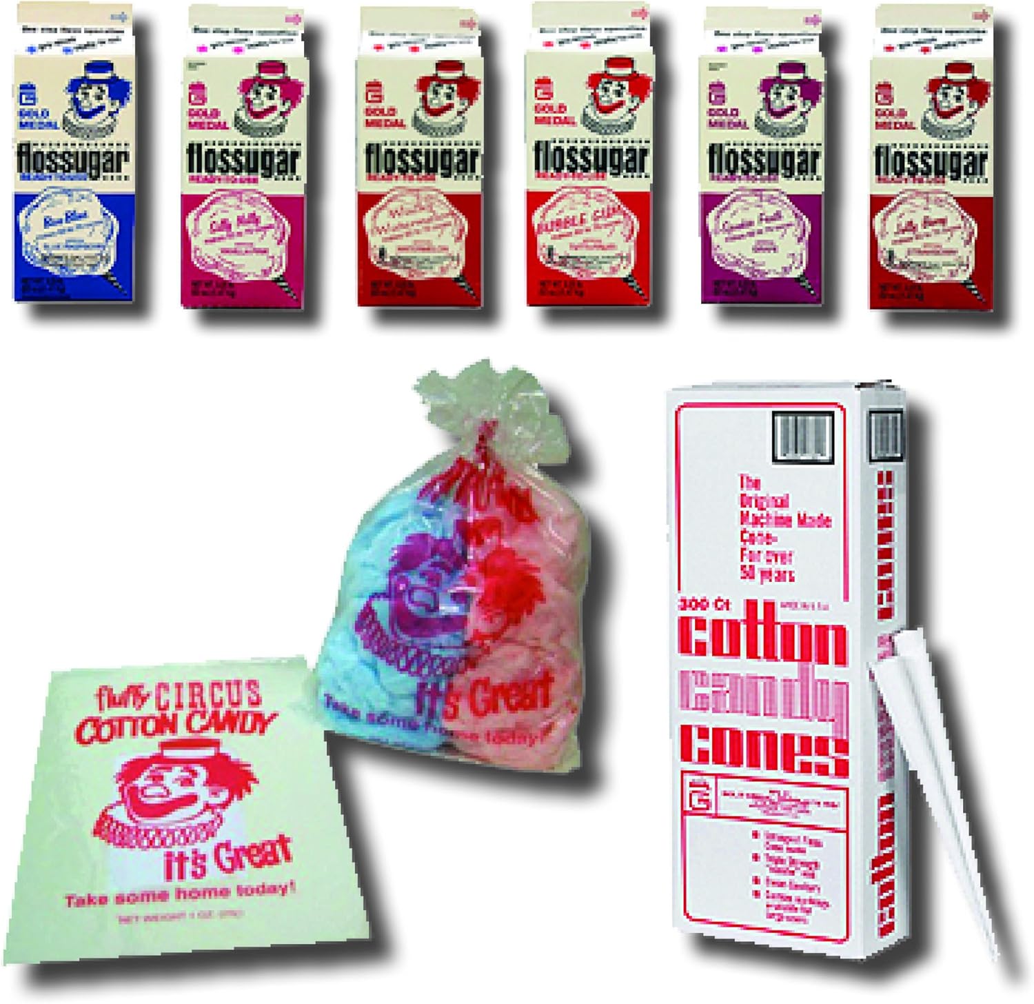Super Deluxe Cotton Candy Floss Party Kit