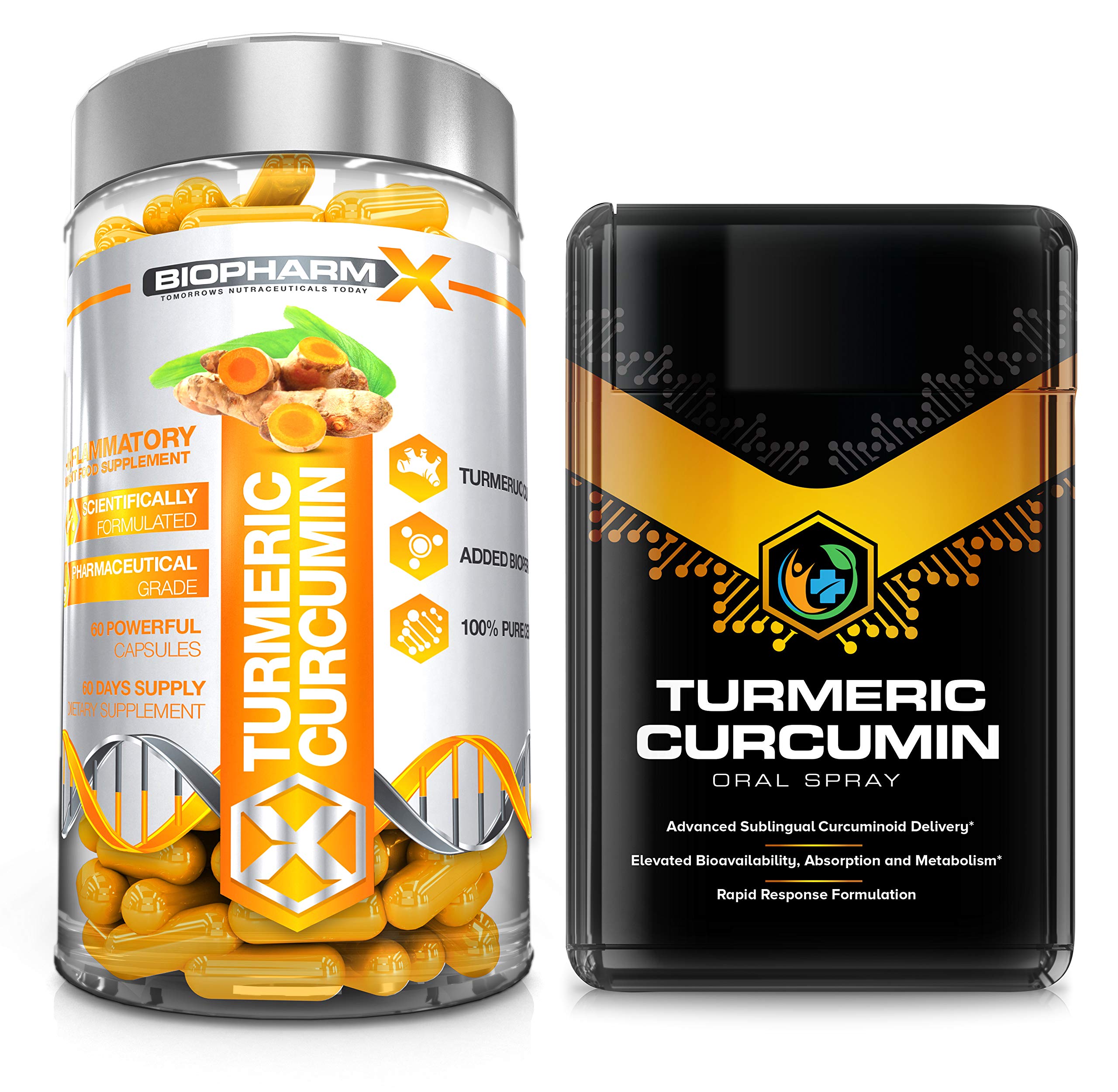 Buy Certified Turmeric Curcumin 2000mg with 10mg Black Pepper (60 s
