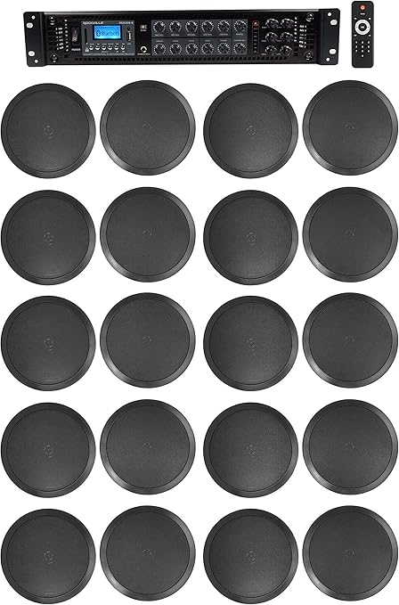 black ceiling speakers