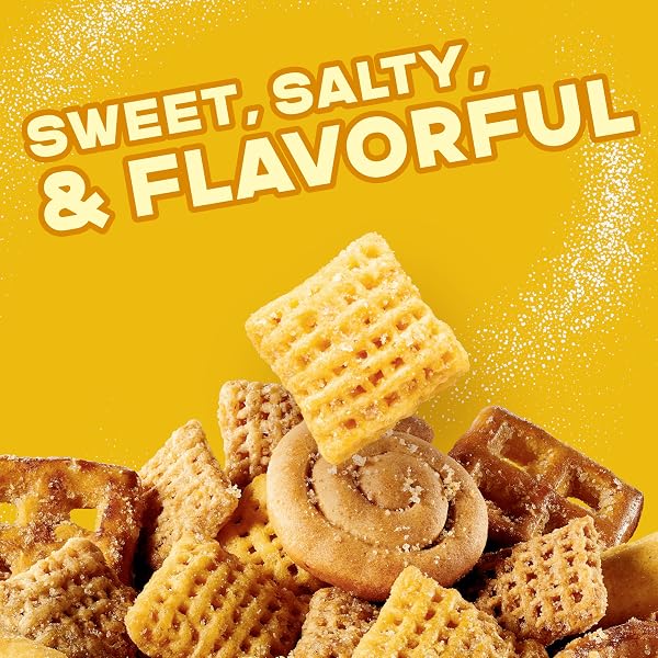 CHEX MIX HONEY NUT SNACK MIX, SWEET AND SALTY SNACK BAG, FAMILY SIZE, 13.5 OZ