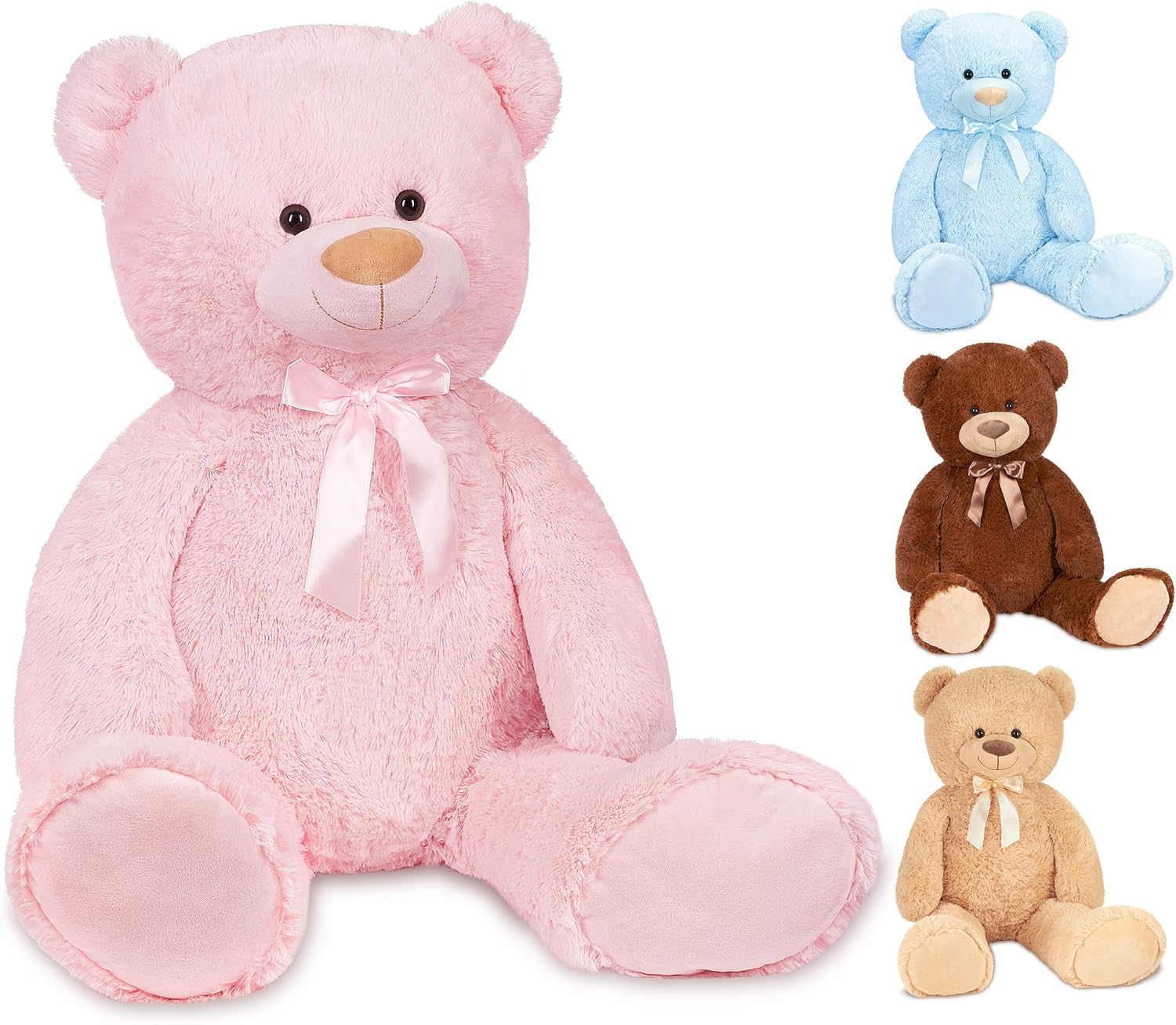 BRUBAKER Peluche Gigante XXL - Oso / Osito - 100 cm - Rosa