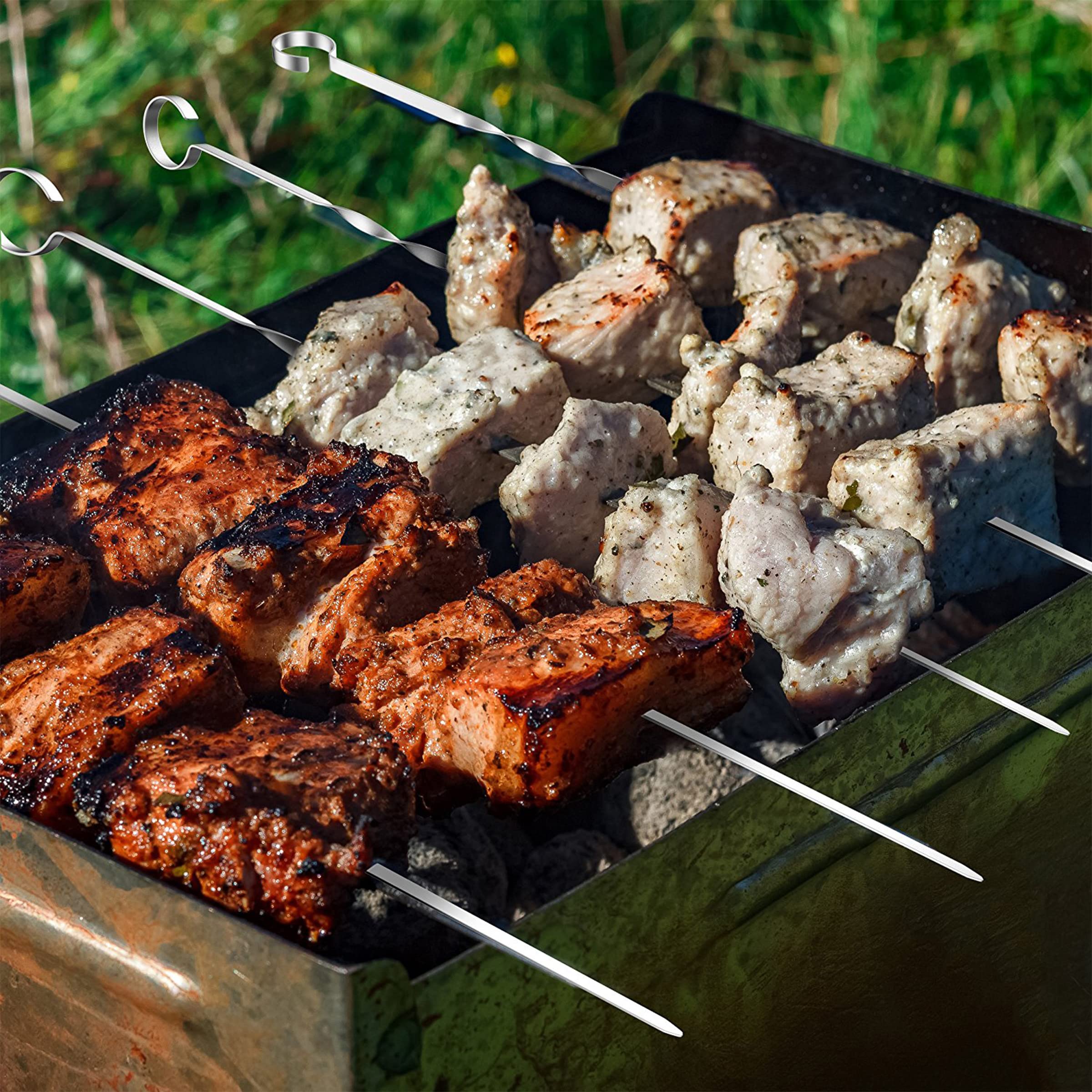 16-Piece BBQ Grill Accessories Set - Barbecue Tool Kit with Aluminum Case for Home Grilling - Great Gift for Birthday or Father’s Day by Home-Complete