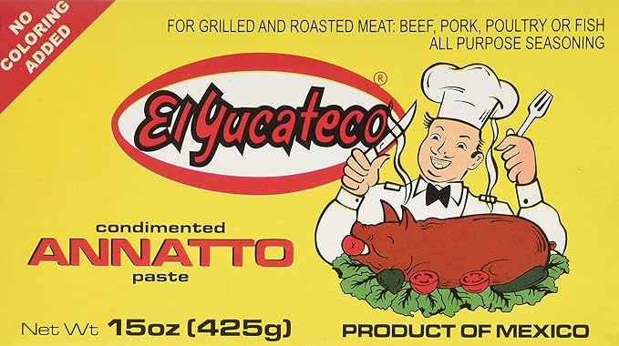 Amazon Com El Yucateco Achiote Red Paste 15 Oz Gourmet