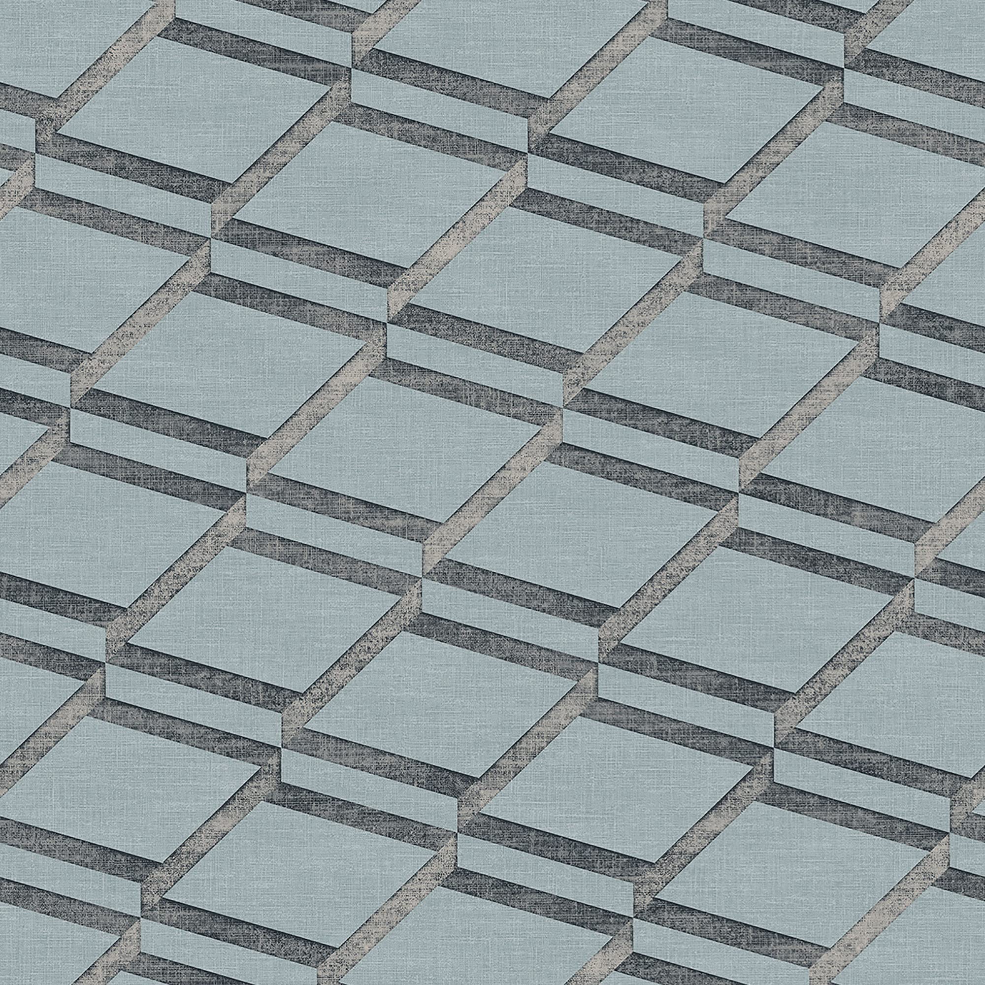Galerie BL22734 Botanica Chain Link Wallpaper, Blue, 10.05m x 53cm
