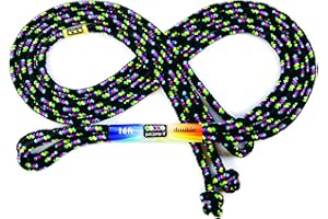 Just Jump It 16' Foot Single Jump Rope for Kids Women and Men - Active Outdoor Youth Fitness Excersing Equipment - Double Dutch Length Gym Accessories