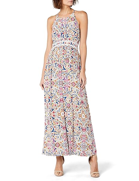 Naf Naf LIBOLLY R2, Vestido para Mujer, (Imprime 487), (Talla