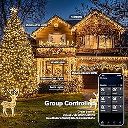 JMEXSUSS 800 LED RGB String Light Outdoor