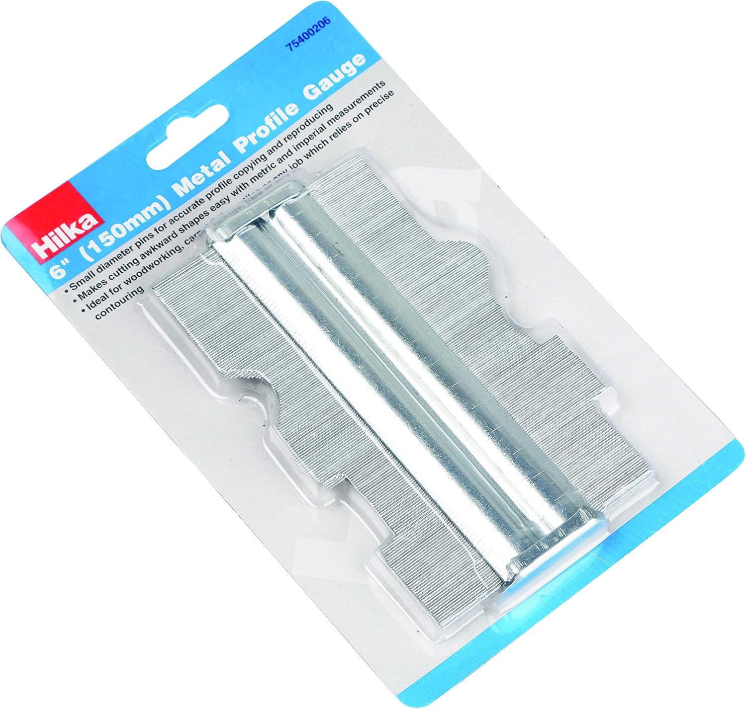 6" Metal Profile Gauge, Silver