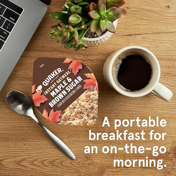 QUAKER INSTANT OATMEAL EXPRESS CUPS PROTEIN MAPLE BROWN SUGAR