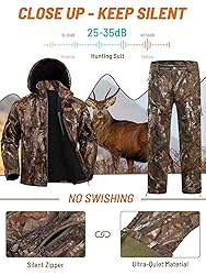 NEW VIEW Insulated Hunting Clothes for Men Cold