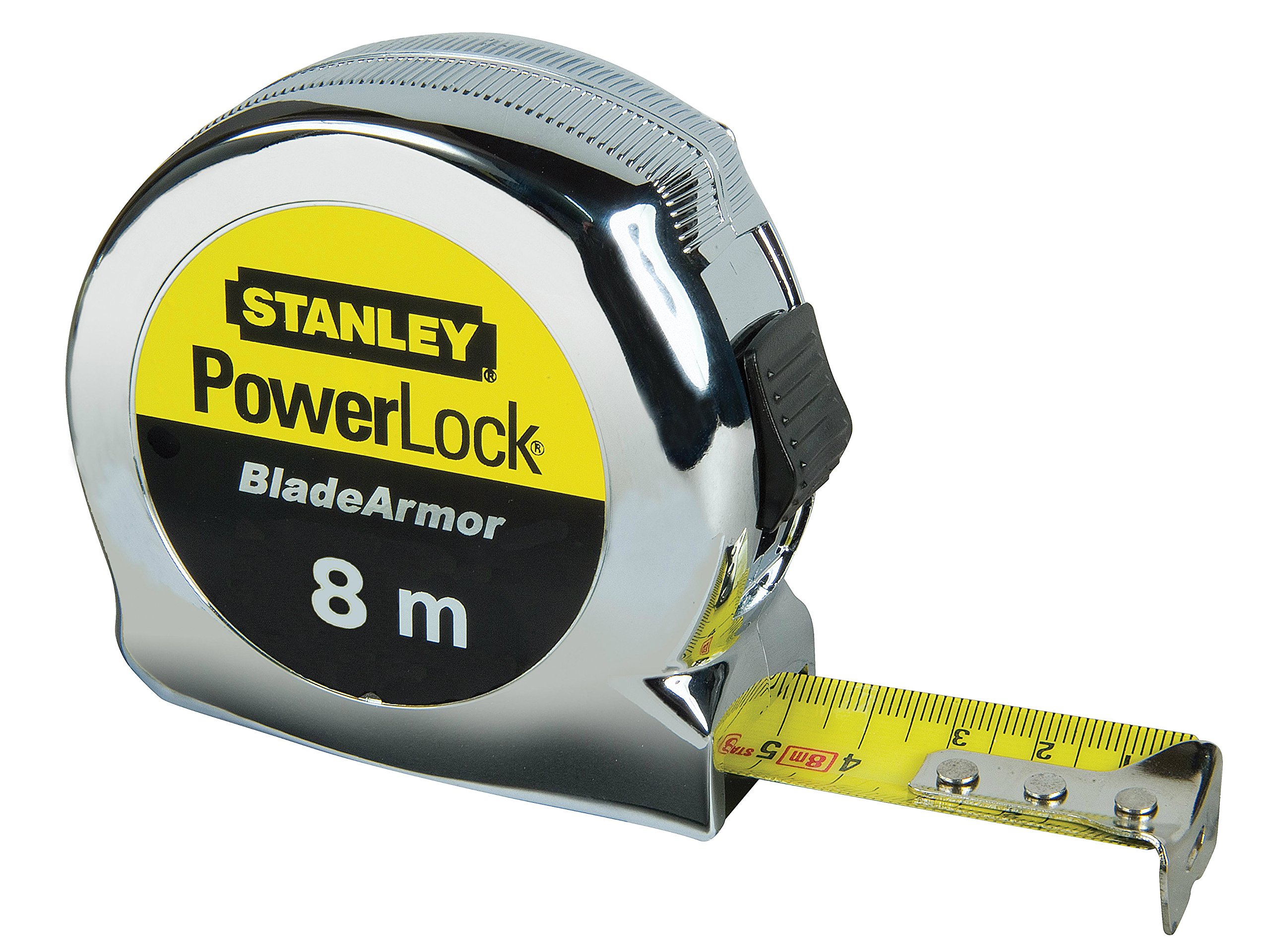 Stanley 0-33-527 8m Power Lock Tape with Blade Armor