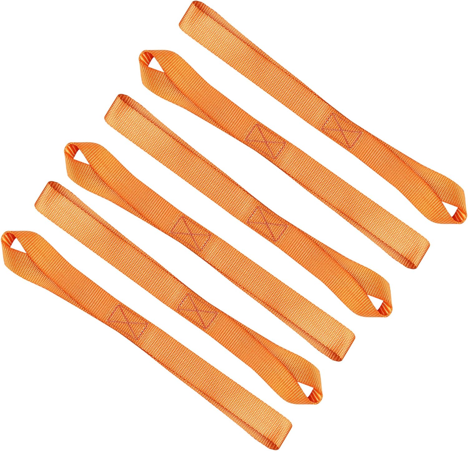 CARTMAN Soft Loop Tie-Down Straps in Blue Color, 8pk x 18in, 3600lbs: Automotive