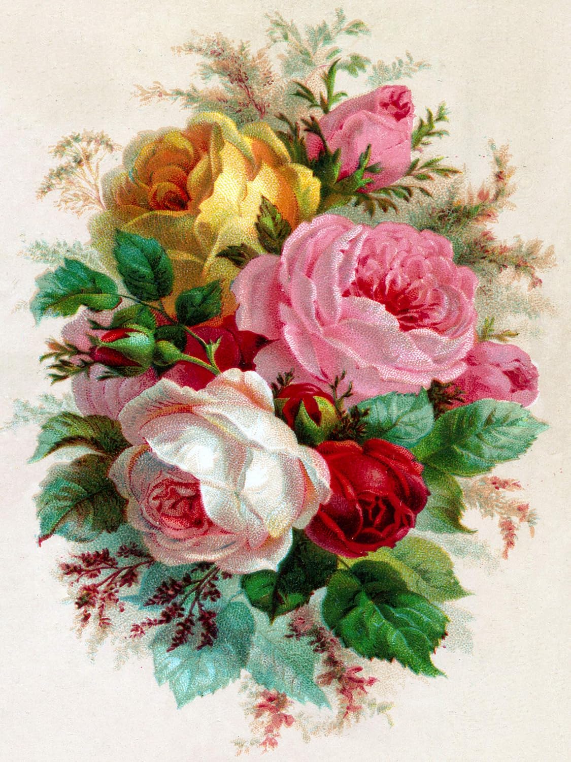 Flowers Rose by C. Klein Tile Mural Kitchen Bathroom Wall Backsplash Ceramic
