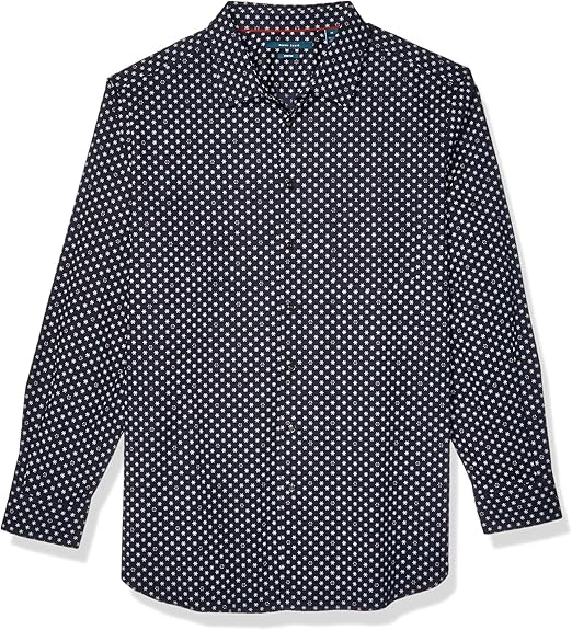 Perry Ellis Camisa de Manga Larga con Estampado de círculos Grandes y Altos Camisa para Hombre: Amazon.com.mx: Ropa, Zapatos y Accesorios