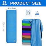 Sukeen 6 Pack Cooling Towels 40x12 Multicolor Microfiber Sports view 2