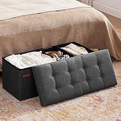 HAUSFRAU 31.5 Inches Ottoman with Storage