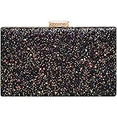 CARIEDO Women's Sparkling Clutch Purse Elegant Glitter Evening Bags Bling Evening Handbag for Dance Wedding Party Prom Bride