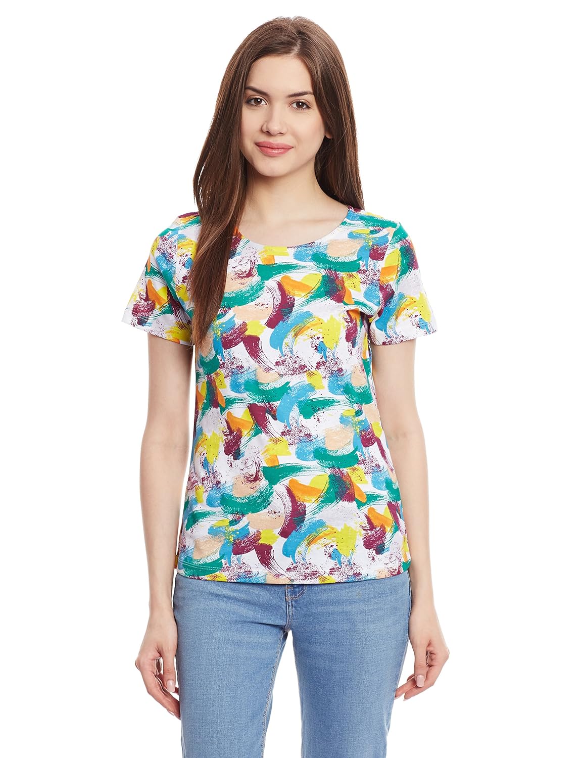 united colors of benetton women's printed t-shirt