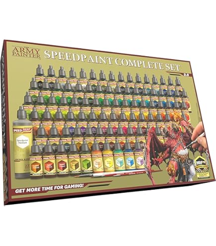 Amazon.com: The Army Painter Speedpaint Mega Paint Set 2.0, 50 x