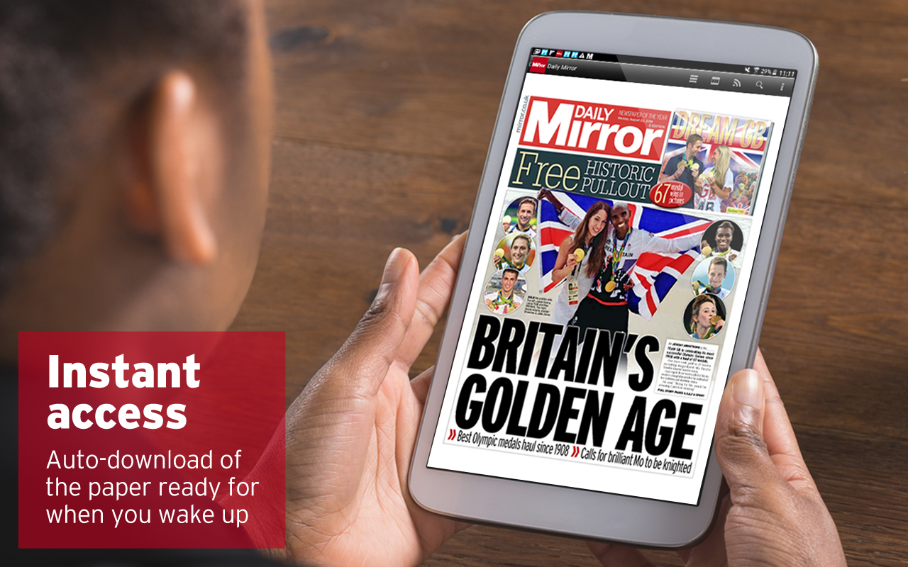 Daily Mirror and Sunday Mirror Get your first month for