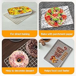 2-Pack Cooling Racks for Cooking and Baking - 10" x