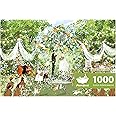 Puzzles for Adults 1000 Pieces, MOMIBOOK Jigsaw Puzzles of Garden Wedding, Painting Image 75x50cm(29.5"x19.7") Toys & Game Puzzle, White Elephant for Adults, Birthday Puzzle Funny Choices