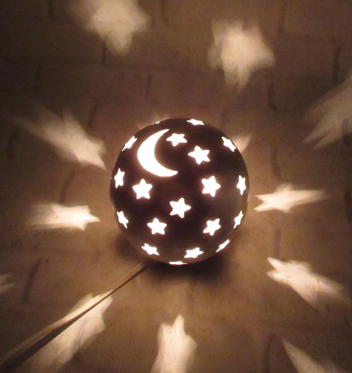 Starry Nights Nursery Light Handmade