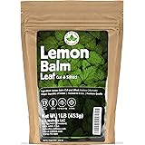Lemon Balm Tea (Bulk Herbal Tea): Bulk Lemon Balm Leaf (Melissa Officinalis Caffeine Free) - Herbal Balm, Bulk Balm Leaf (Cut