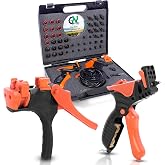 Al-Magor Garden Irrigation Kit: Complete Set for Installing, Inserting Sprinklers, Drippers in PE Tube Pipes with Tools, Plugs, Connectors, and Case
