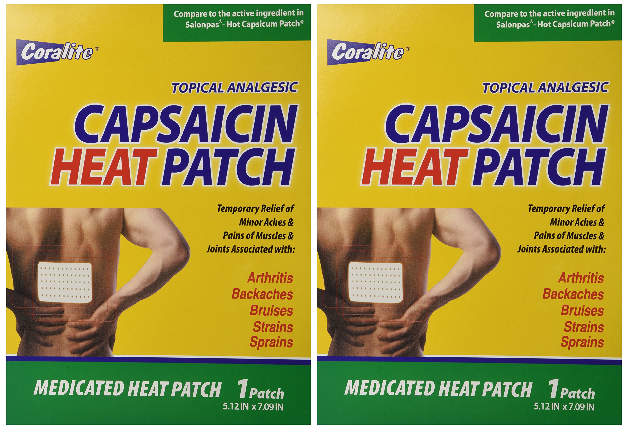 Coralite Capsaicin Hot Patch Bulk Case of 48 Free Shipping eBay