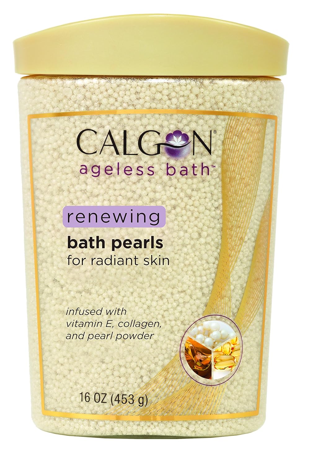Calgon Ageless Bath Series Renewing Pearls (16-Ounce)