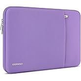 DOMISO 17 inch Laptop Sleeve Protective Case Cover Compatible with 17-17.3 inch HP Dell ASUS Lenovo Chromebook,Waterproof Computer Cases Bag,Purple