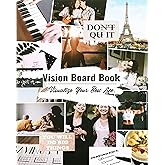 FOUNCY Vision Board Book - 1200+ Inspirational Pictures & Quotes Vision Board Supplies to Visualize, Manifest Your Dreams & Life Goals, 116 Pages Vision Board Clip Art Book and Collage Making