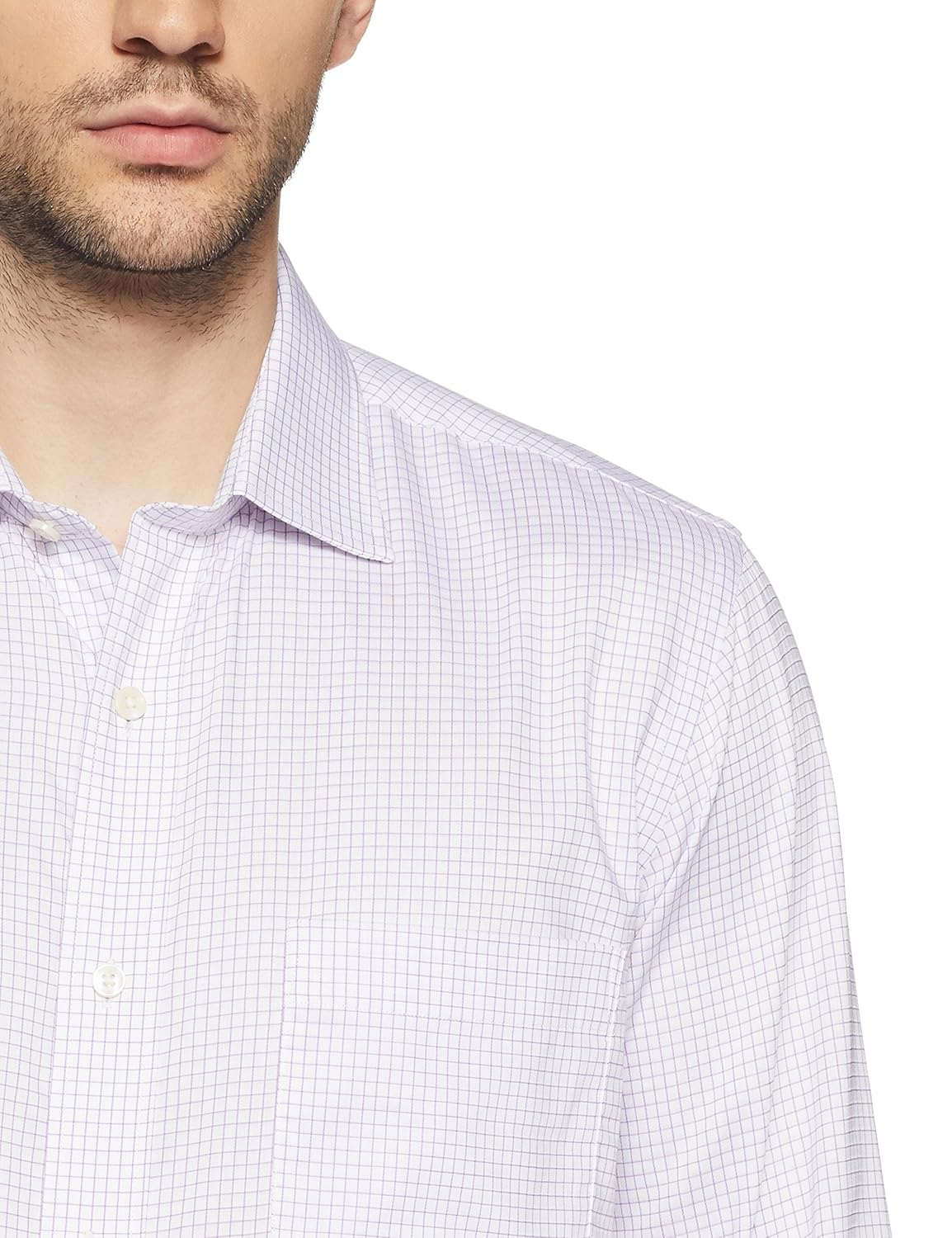 arrow men's plain regular fit cotton formal shirt