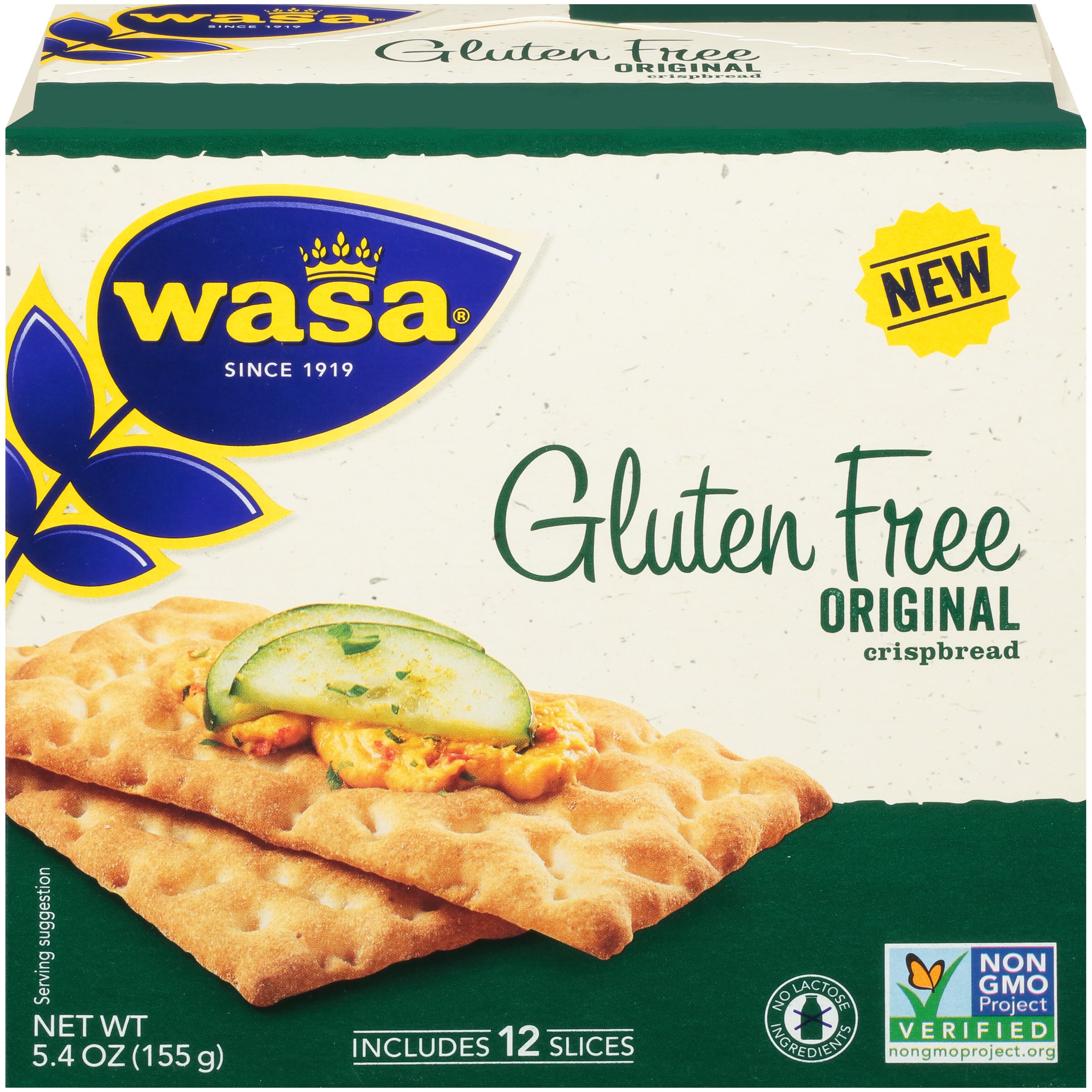 Wasa Gluten Free Sesame & Sea Salt Crispbread, 6.1 Ounce
