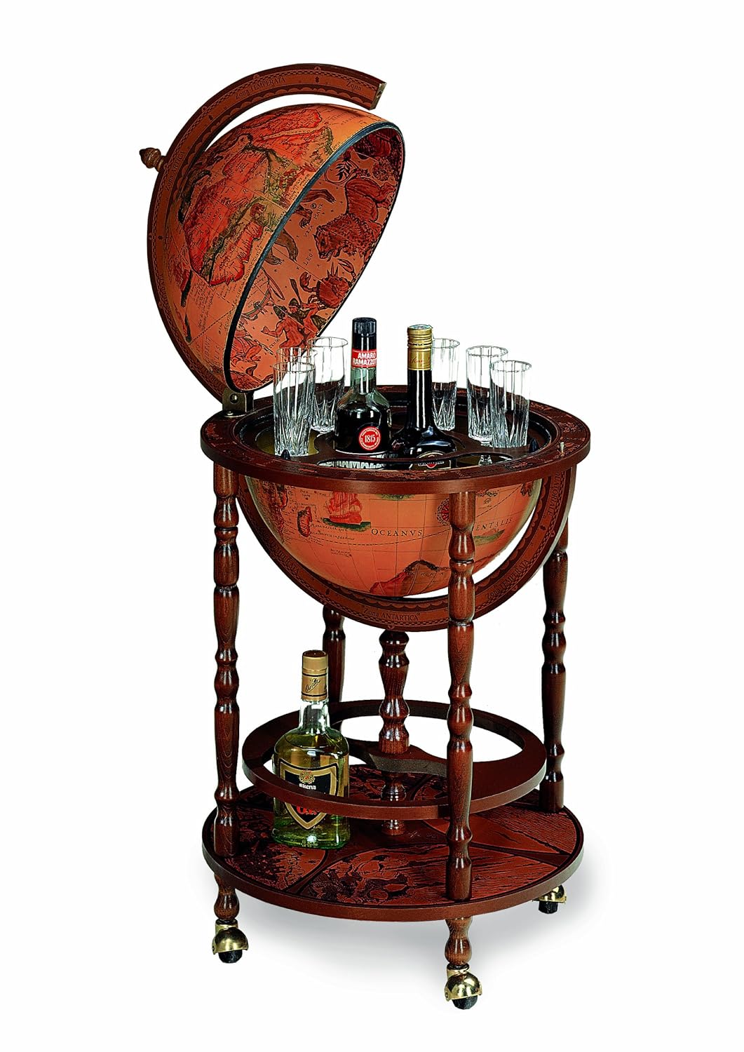 Zoffoli Art 31 Bar Globe Drinks Cabinet Certificate Authenticity