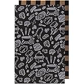 Now Designs BBQ On The Grill Printed Kitchen Towels, Set of 2, 18 x 28 inch
