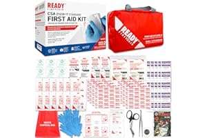 Ready First Aid CSA Type 2 Basic First Aid Kit - Suitable For Workplace With A Low Risk Work Environment Including First Aid 