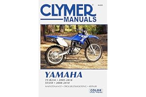 Yamaha TT-R230 2005-2018, XT250 2008-2018: Maintenance, Troubleshooting, Repair (Clymer Manuals)