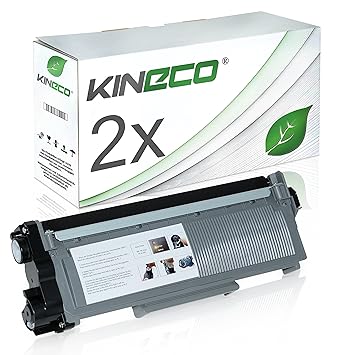 Kineco 2 Toner kompatibel für Brother TN-2320 TN-2310 für Brother HL-L2340DW, HL-L2300D, MFC-L2700DW, DCPL2520DWG1, DCP-L2500